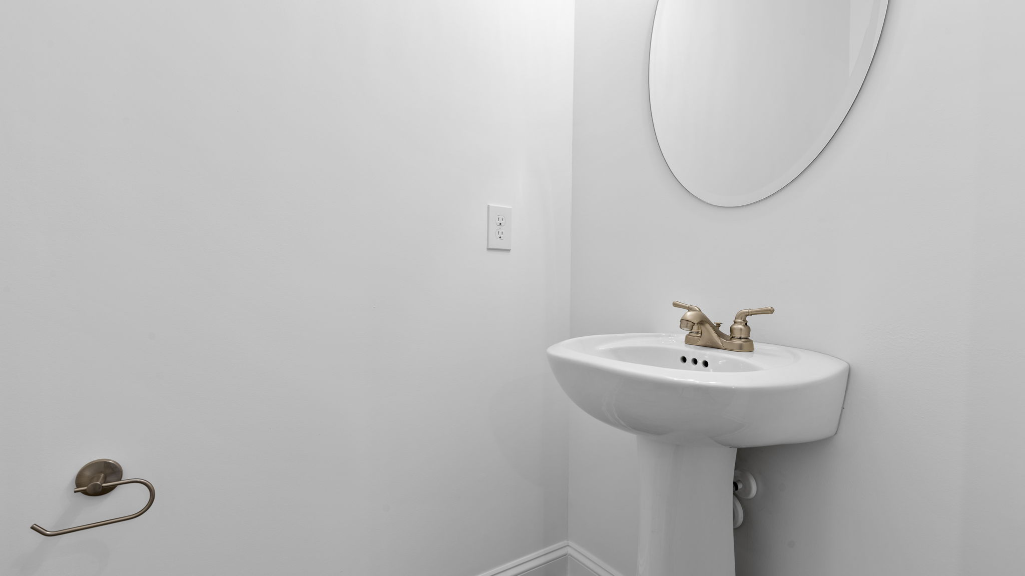 Half bath on the main level.