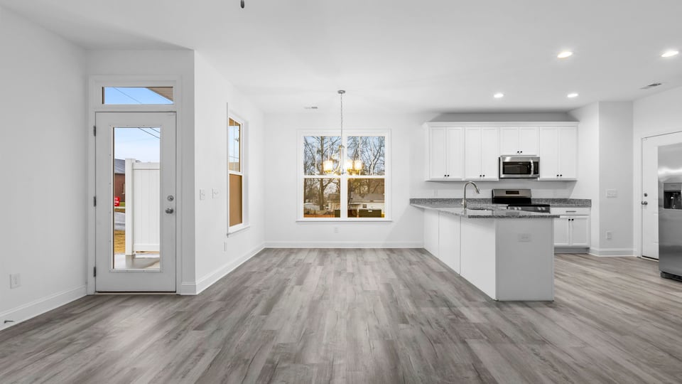 View of open floor plan.