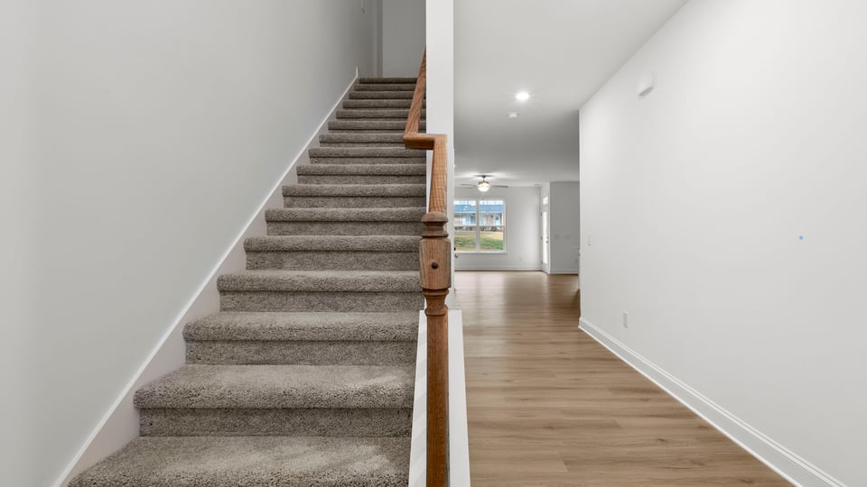 Foyer with stairs to second level.