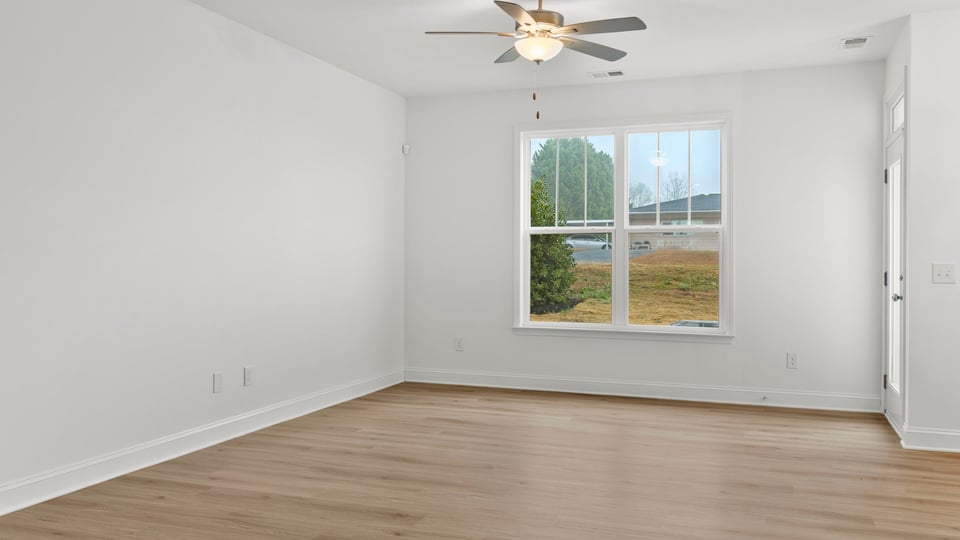 Living area with windows.