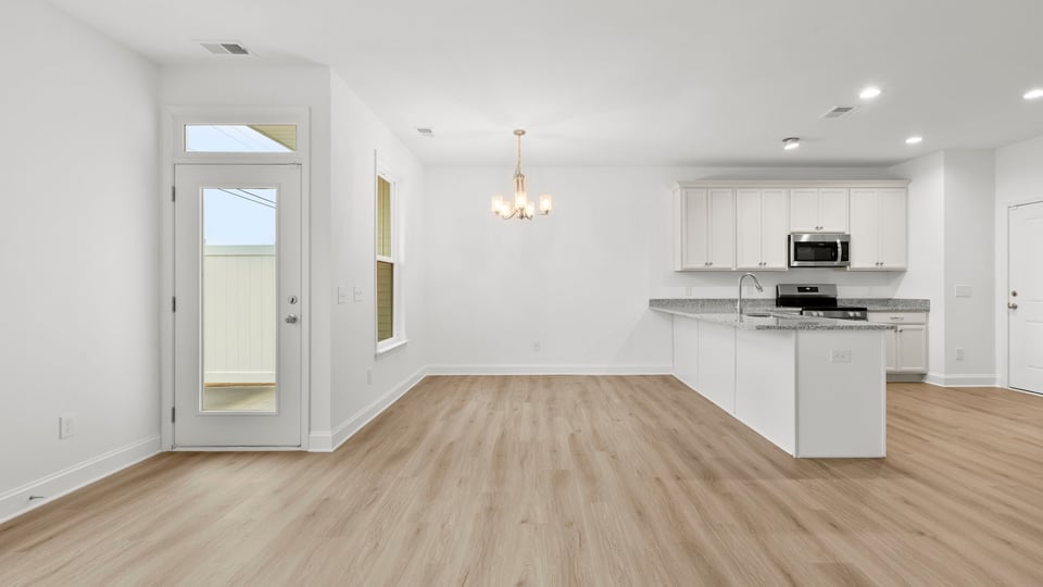 Living area with windows.