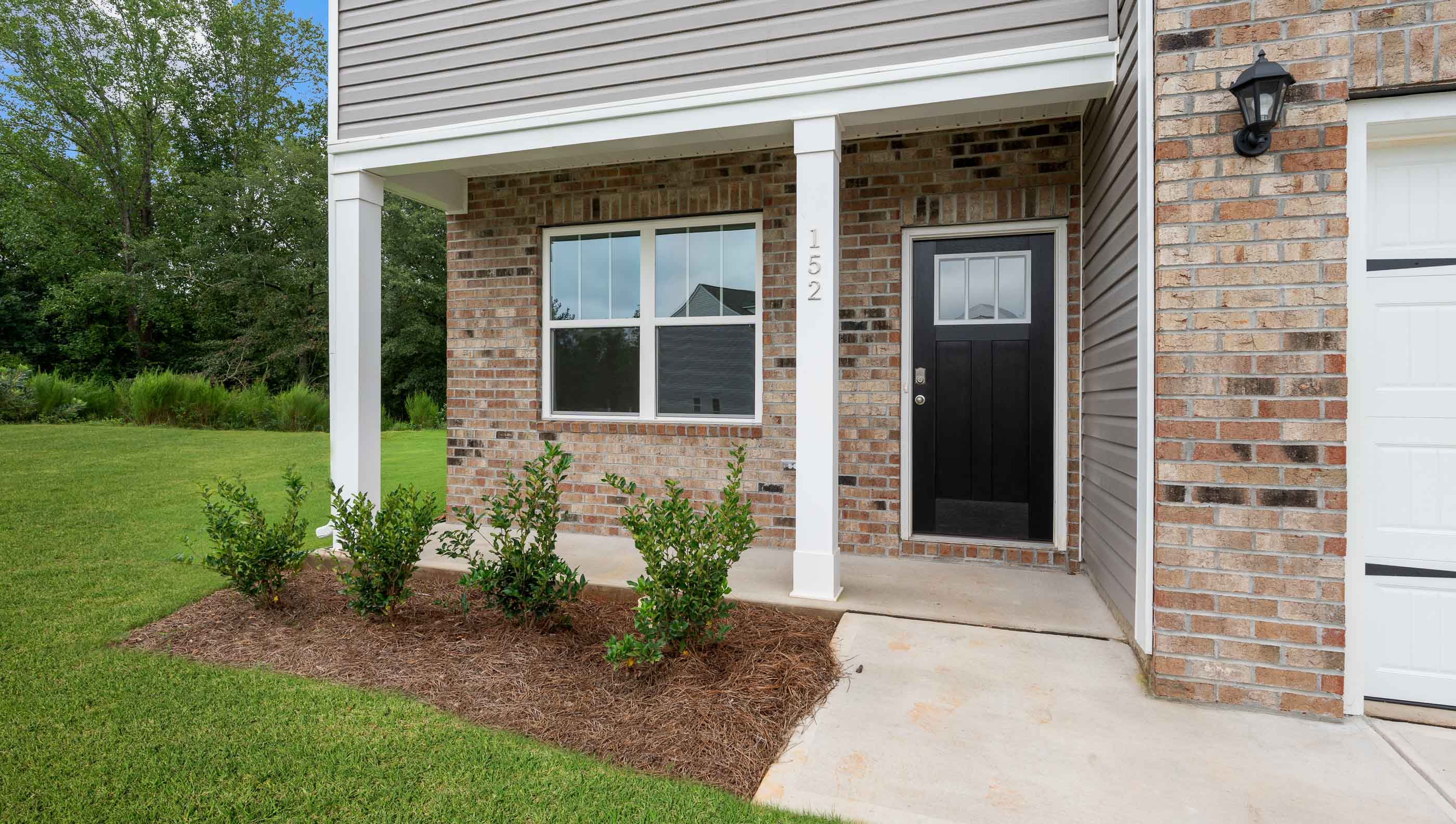 Inviting covered front porch.