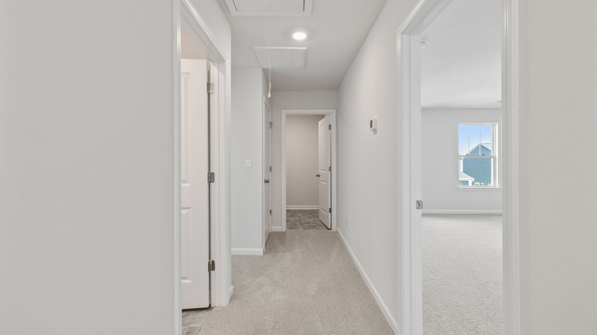 View of hallway on the second level,