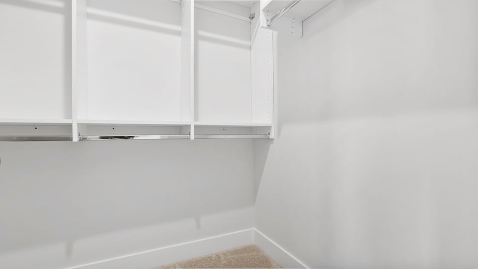 Walk in closet area.