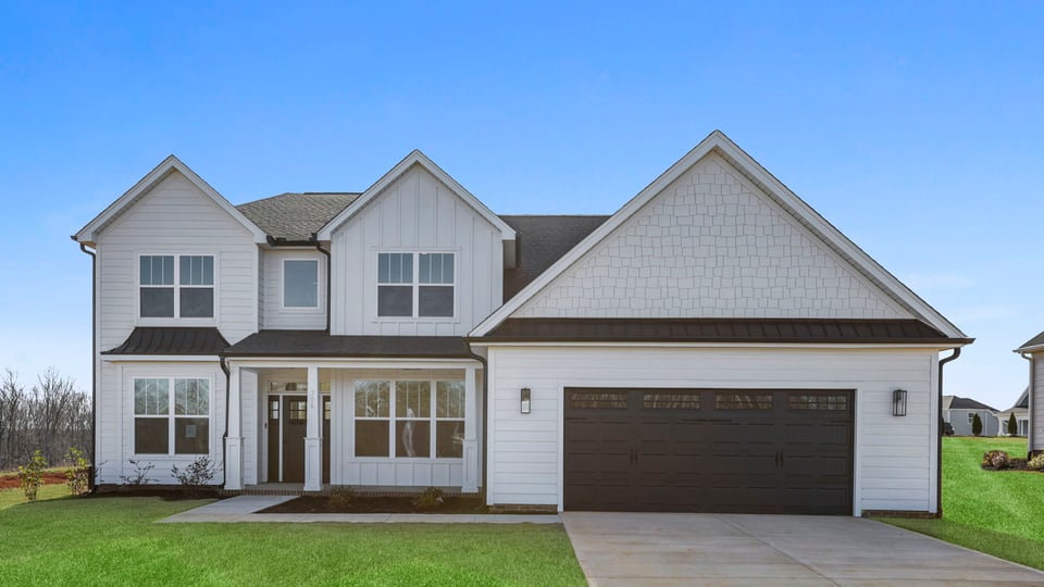 Exterior of Carrington home.