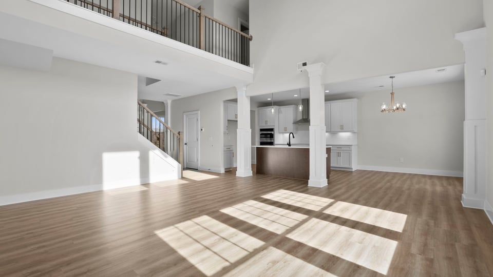 Bathroom with vanity and tub.