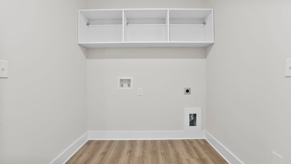 Walk in laundry room.