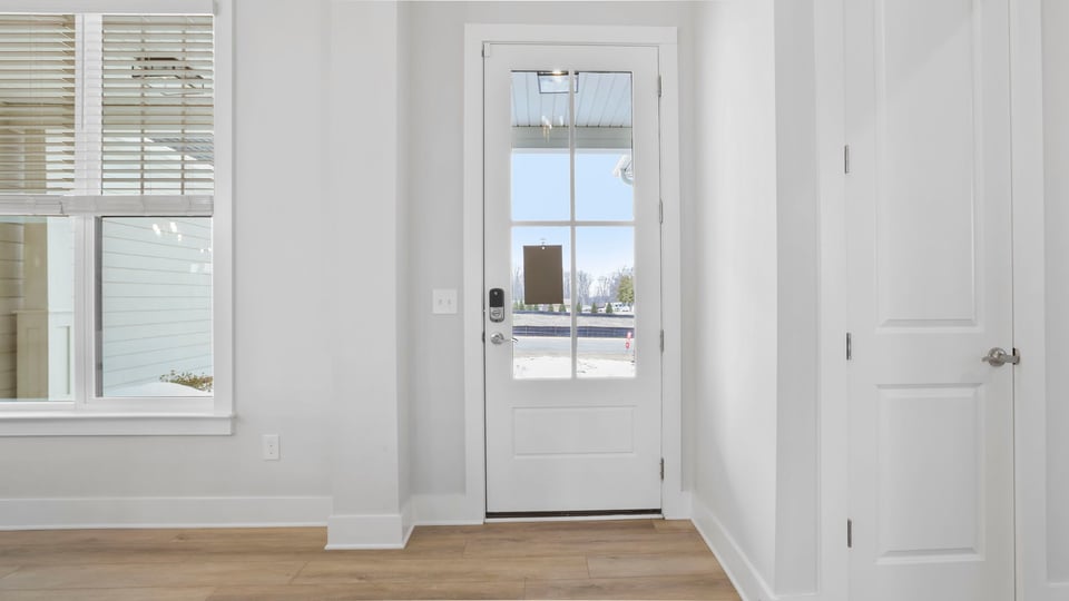 Foyer to front door.