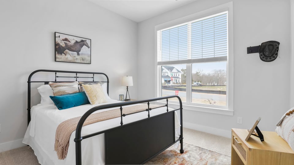 Bedroom with window.