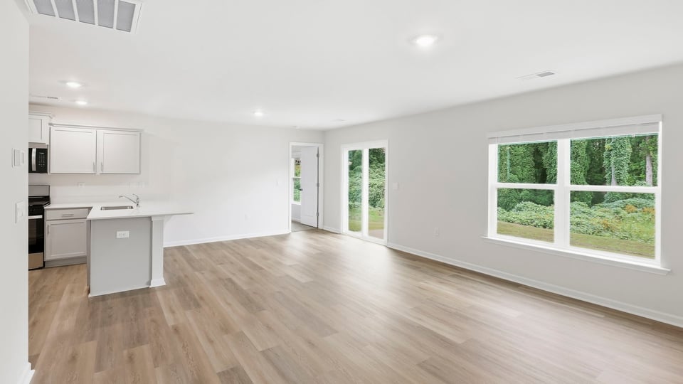 Living room with windows.