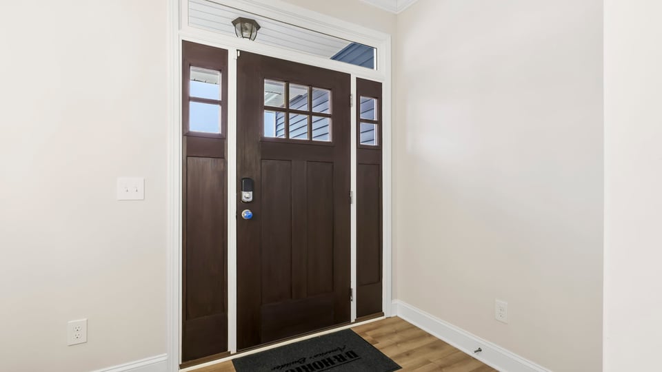 Front entrance of home.