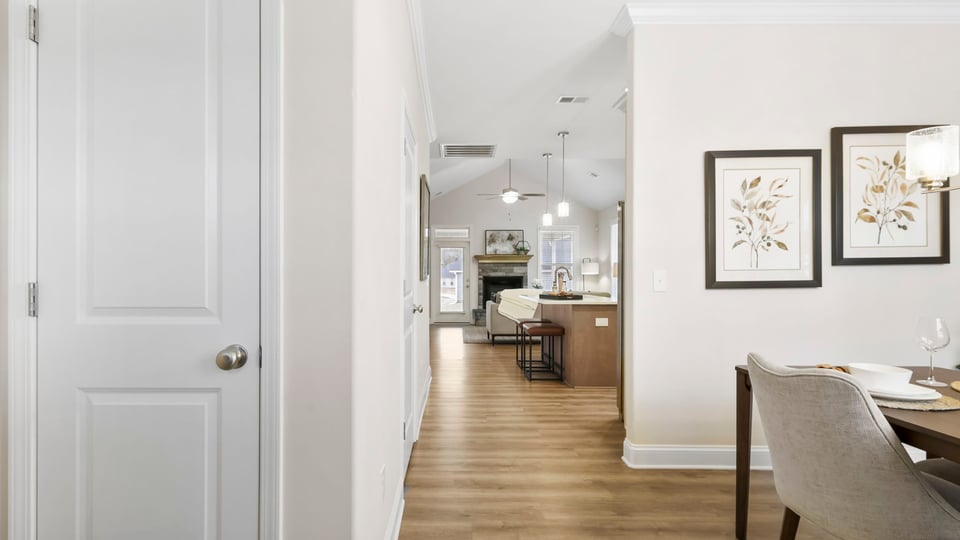 Foyer to kitchen.