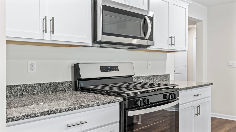Kitchen with island.