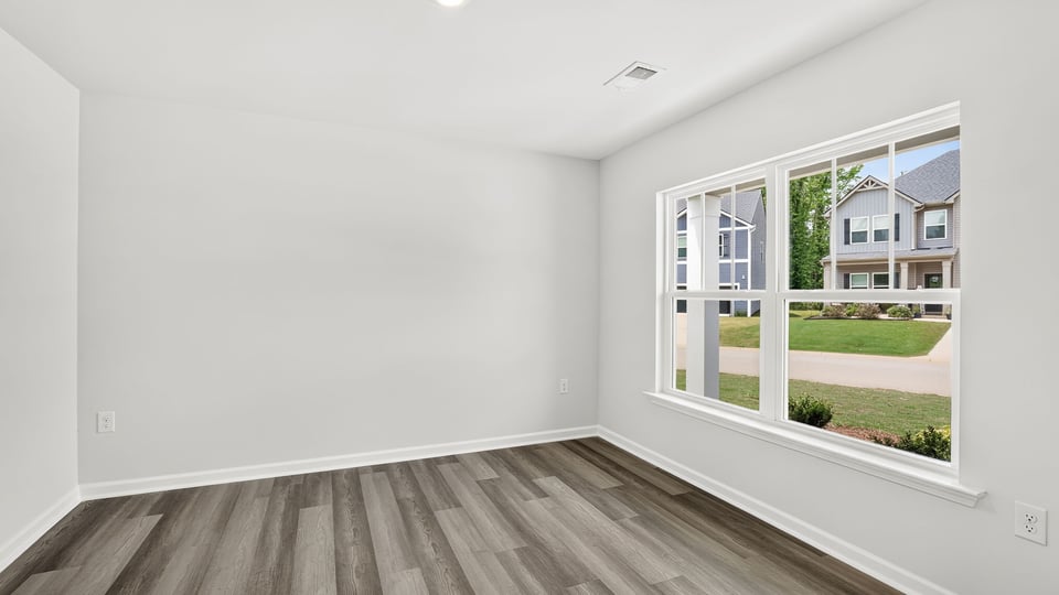 Flex room with window.