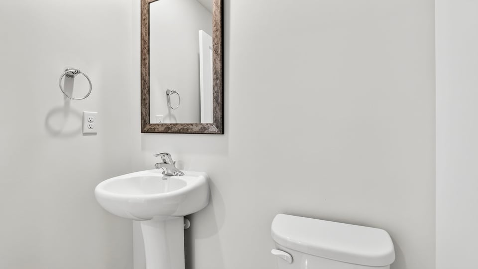 Half bathroom.