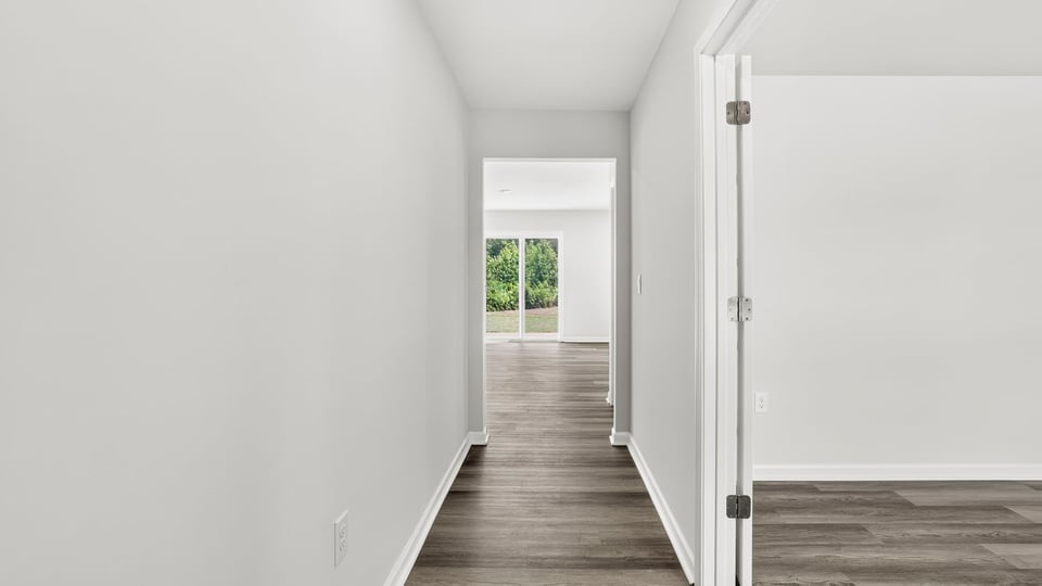 Hallway into home.