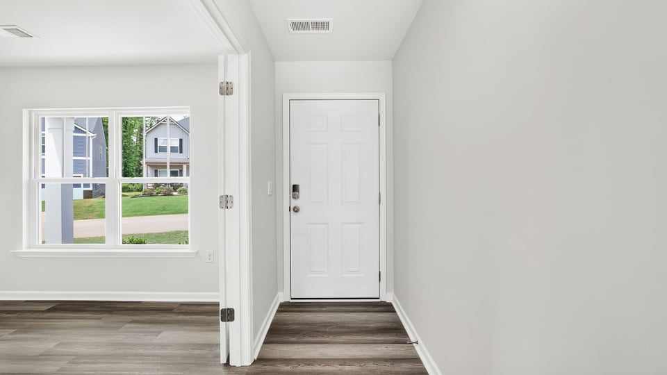View of front door.