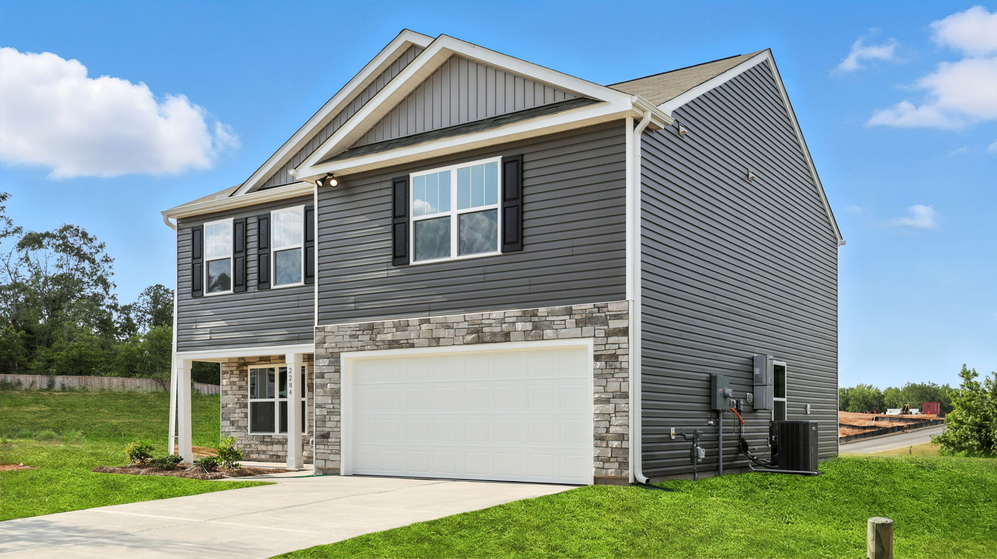 Front entrance of home.