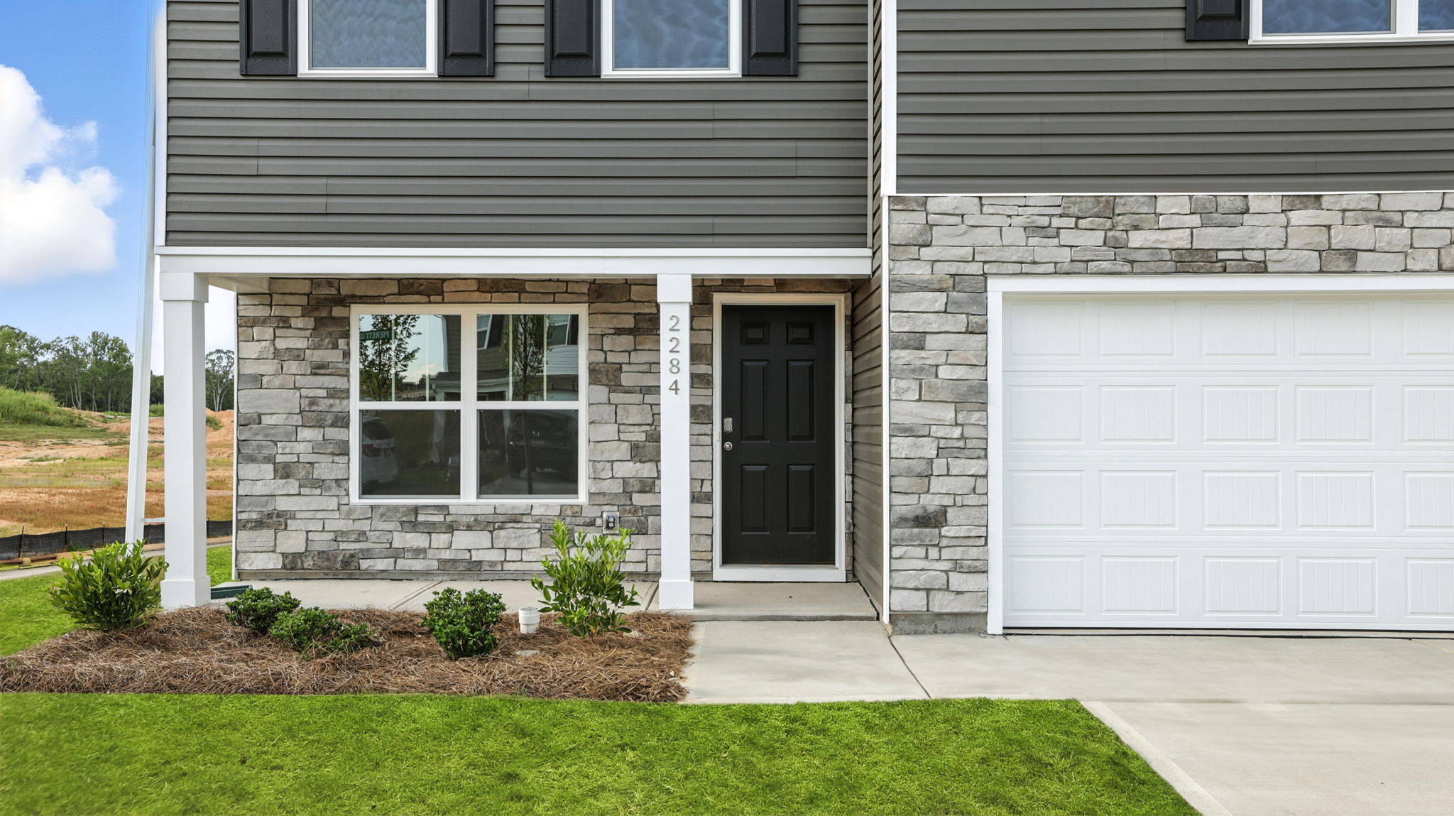 Front entrance of home.
