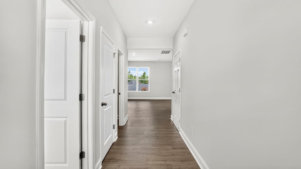 Hallway into home.