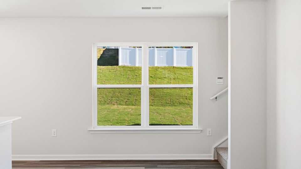 Dining room window.