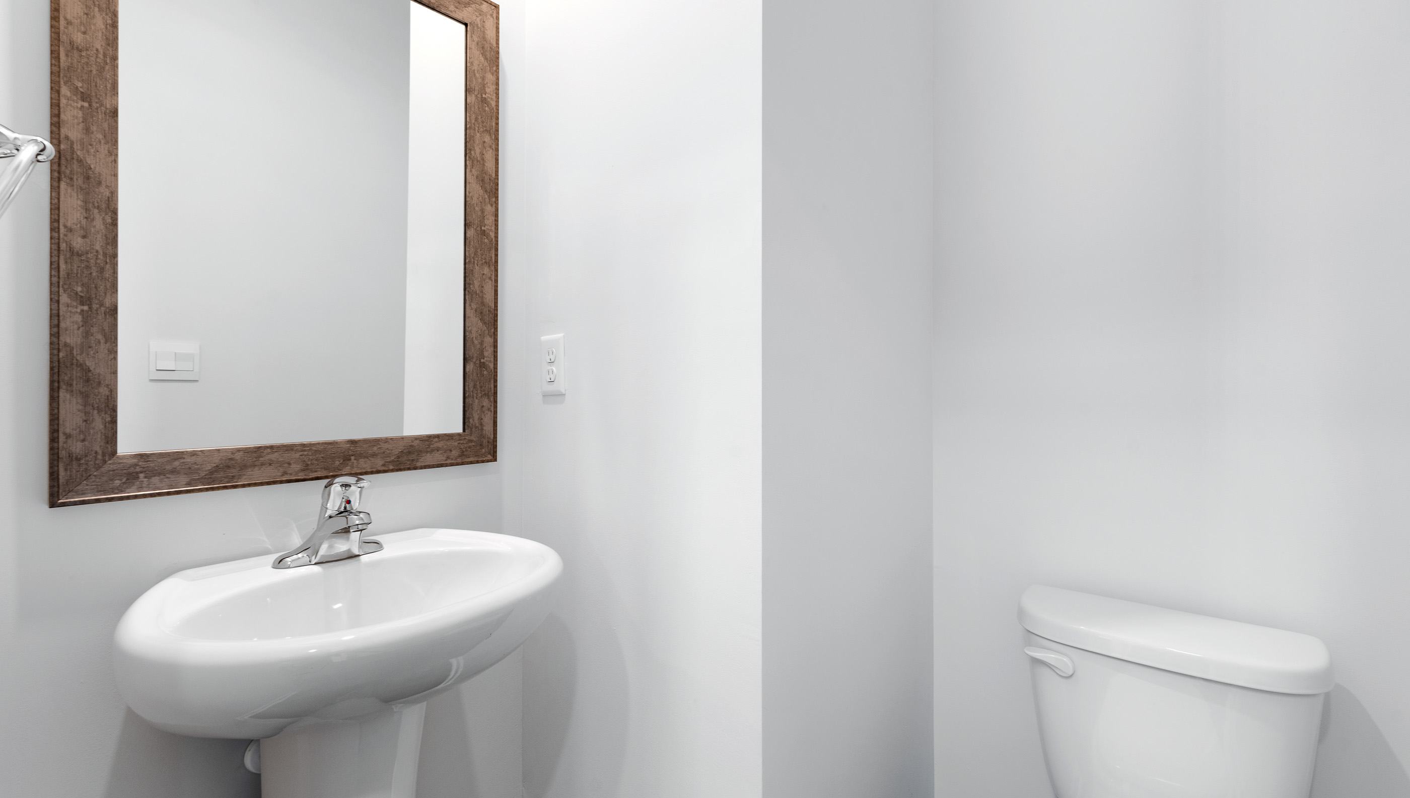 Half bathroom.