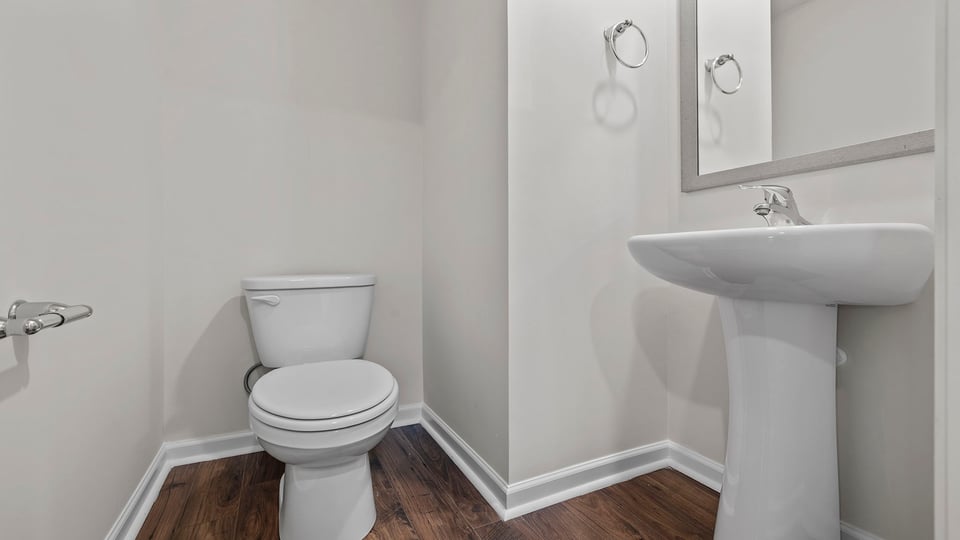 Half bathroom.