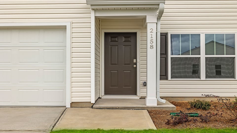 Front entrance of home.
