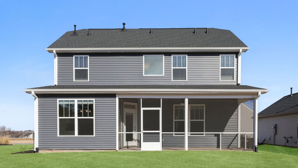 Exterior rear of home.