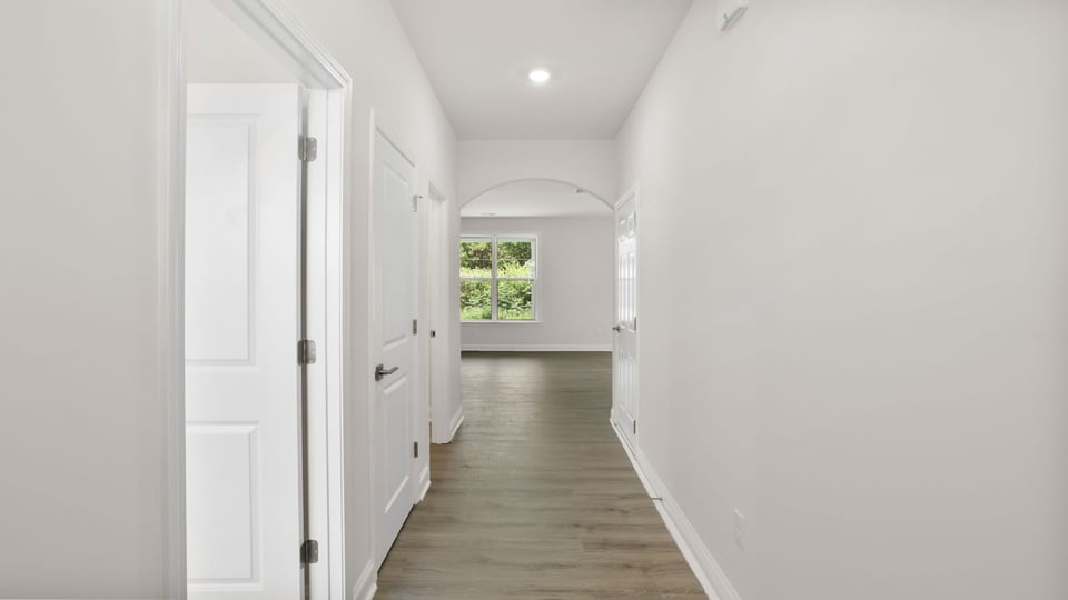 Hallway into home.