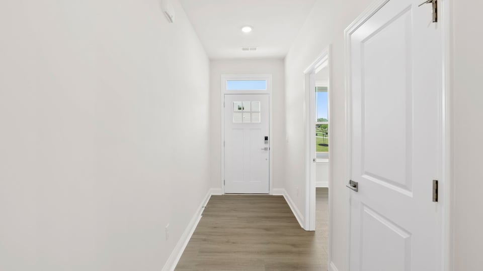 View of front door.
