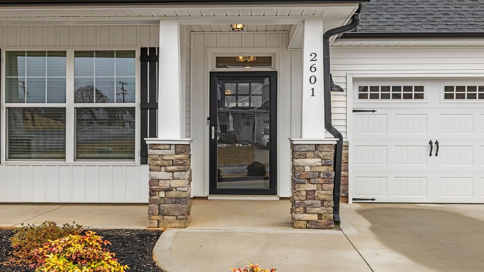 Front entrance of home.