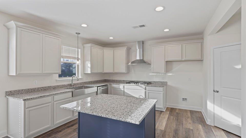 Kitchen with island.