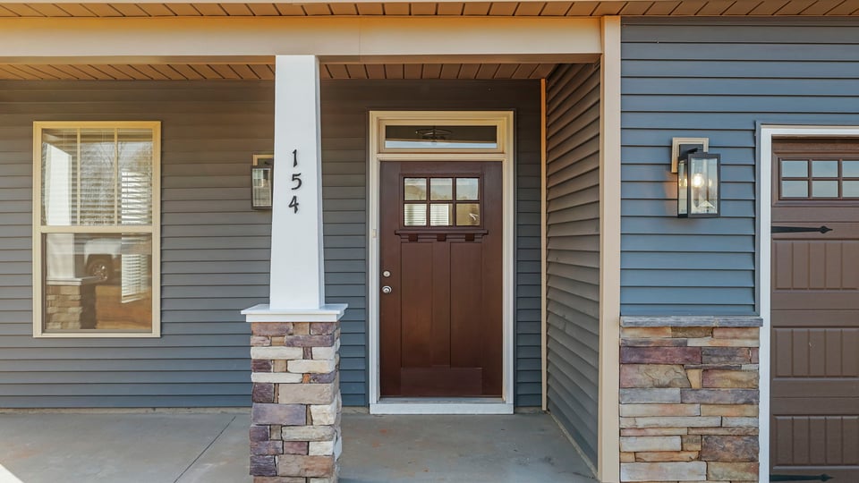 Front entrance of home.