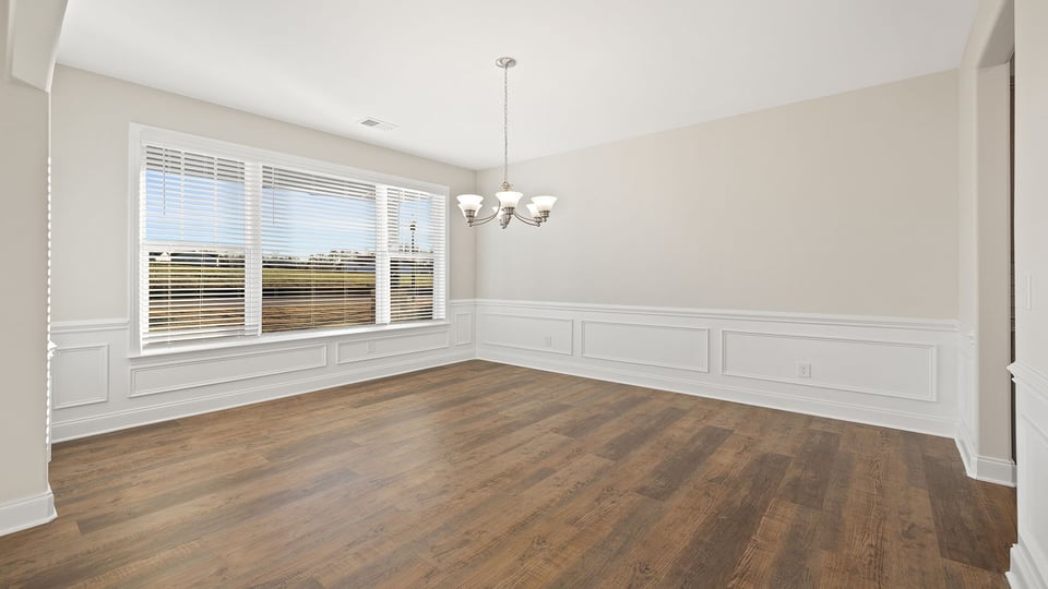 Flex room with windows.