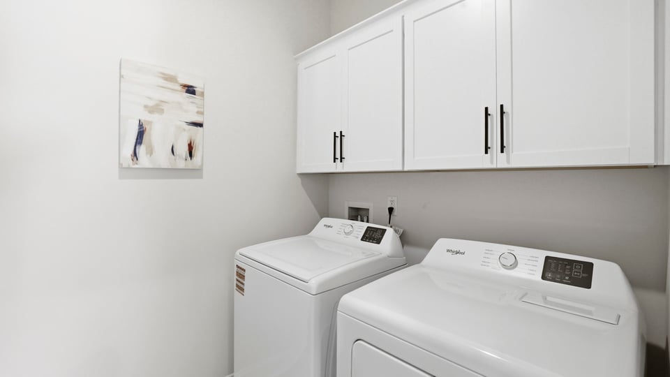 Walk in laundry room.