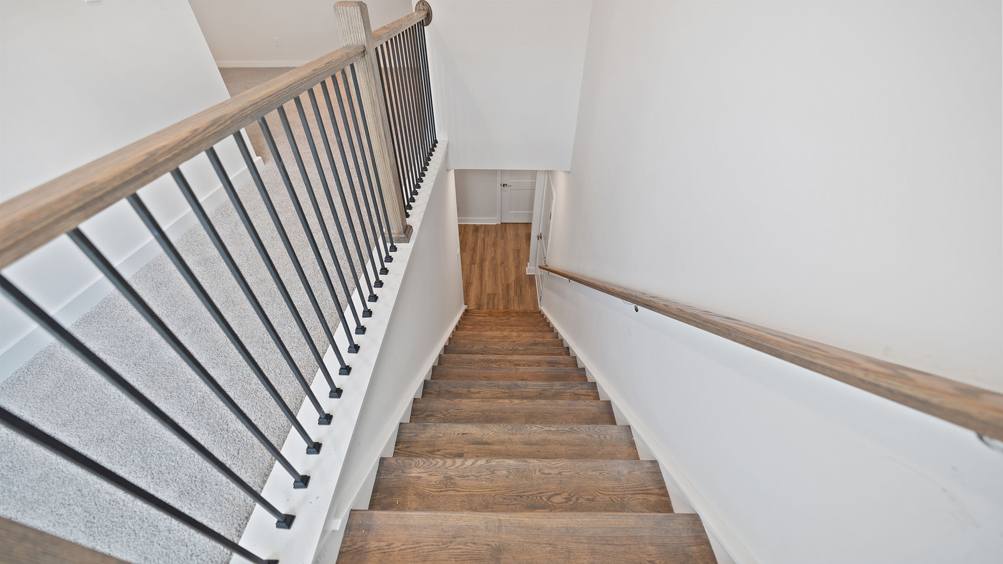 Stairs to second level.