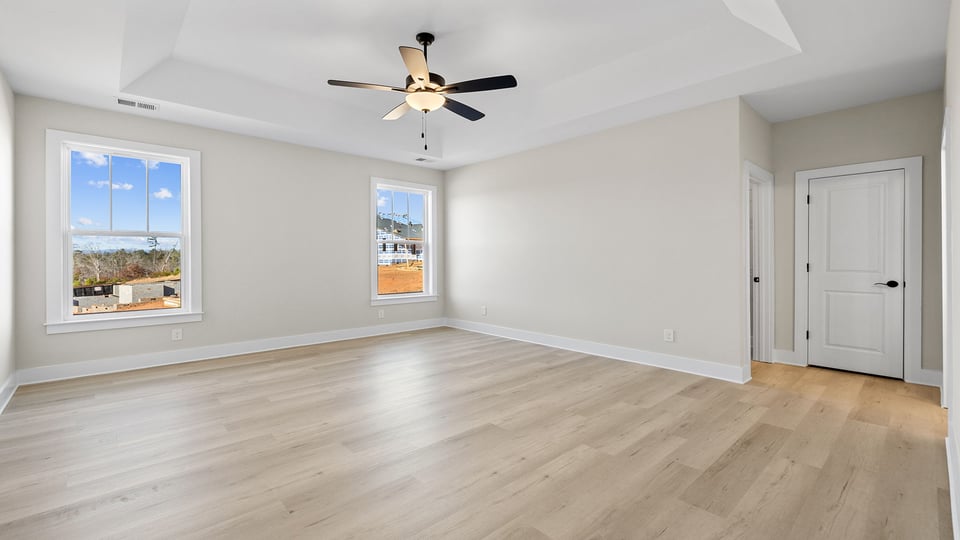 Primary bedroom on the main level.