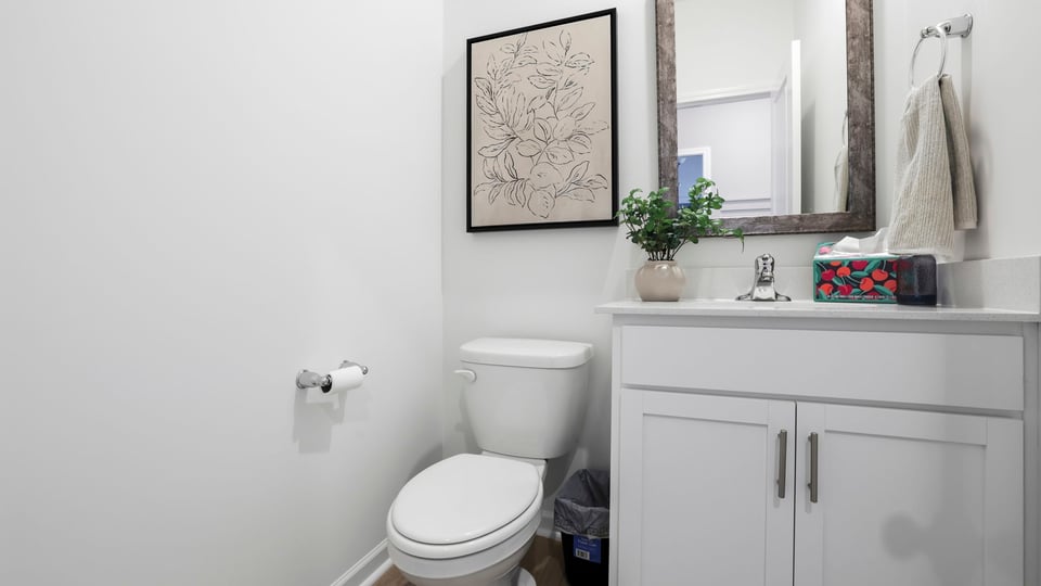 Half bathroom.