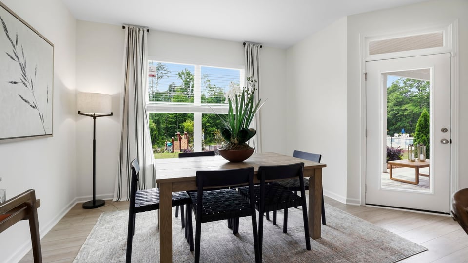Livingroom with large windows.