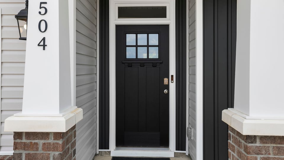 Front entrance of home.