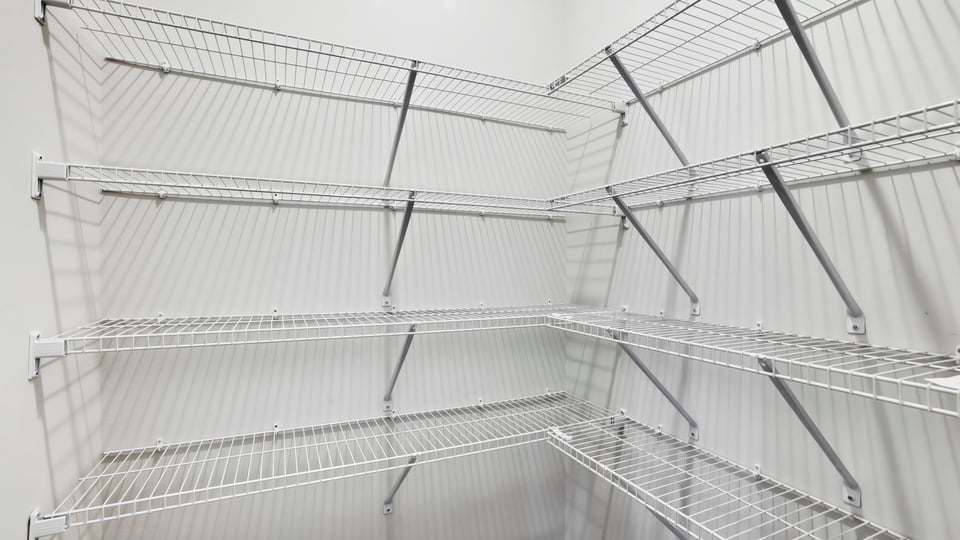 Inside view of pantry