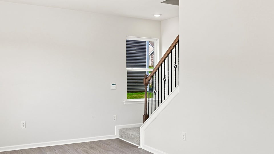 Stairs to second level.