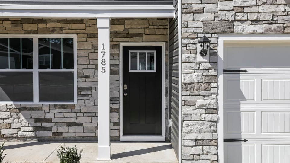 Front entrance of home.