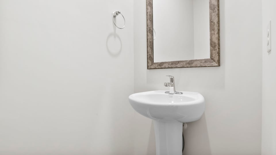 Half bathroom.