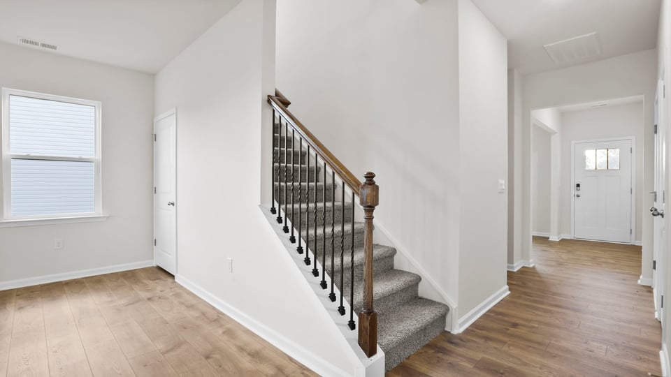 Staircase to second floor.