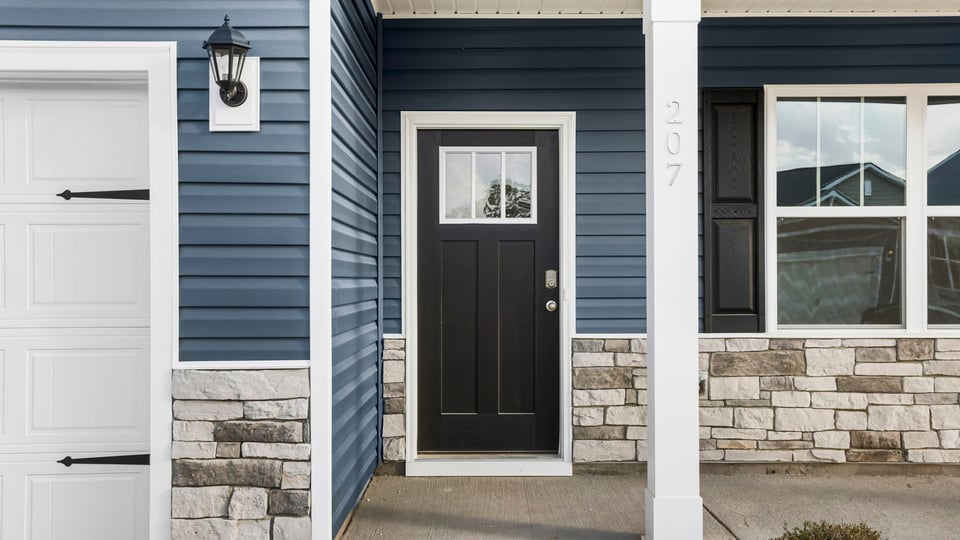 Front entrance of home.