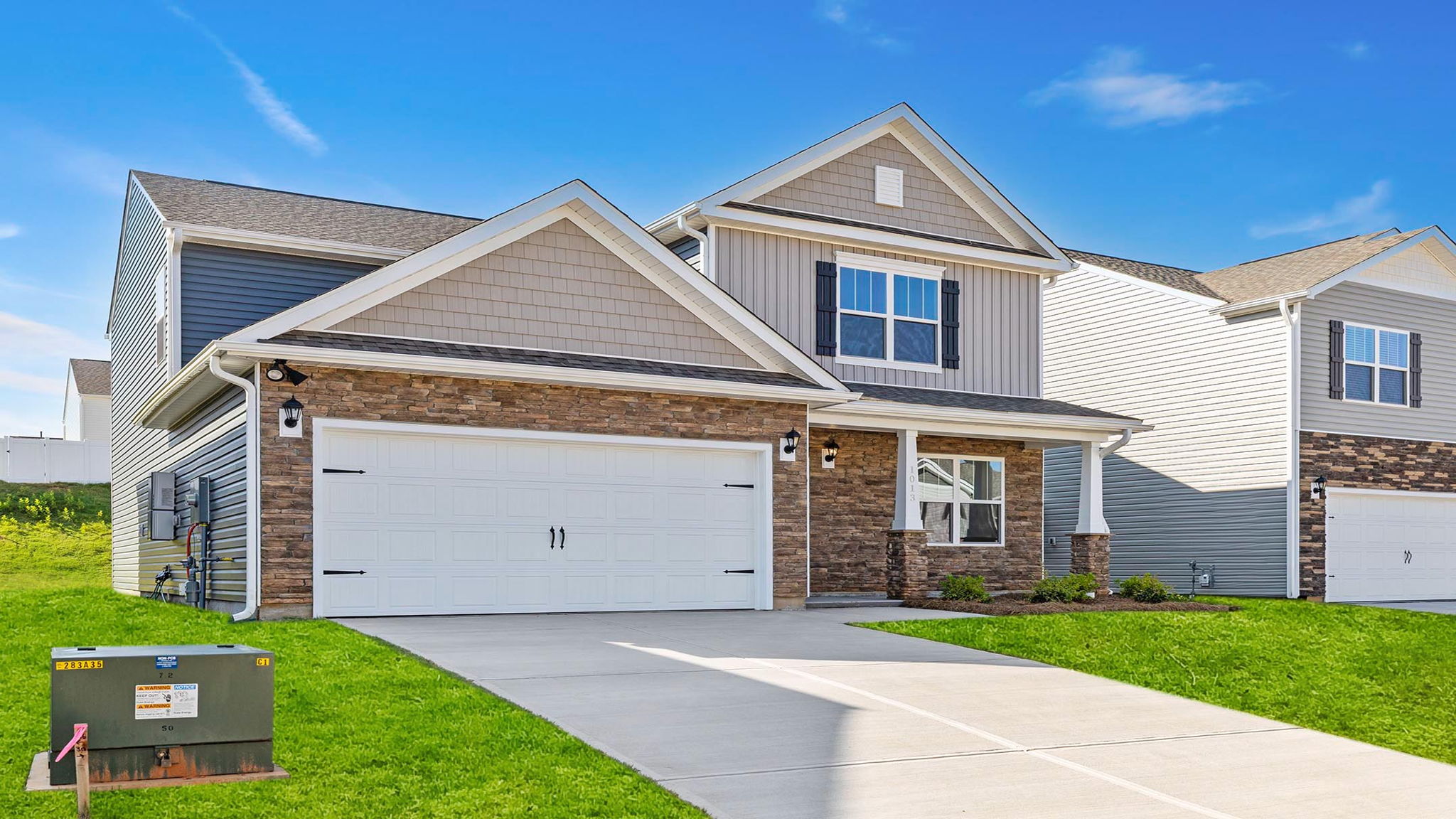 Front entrance of home.