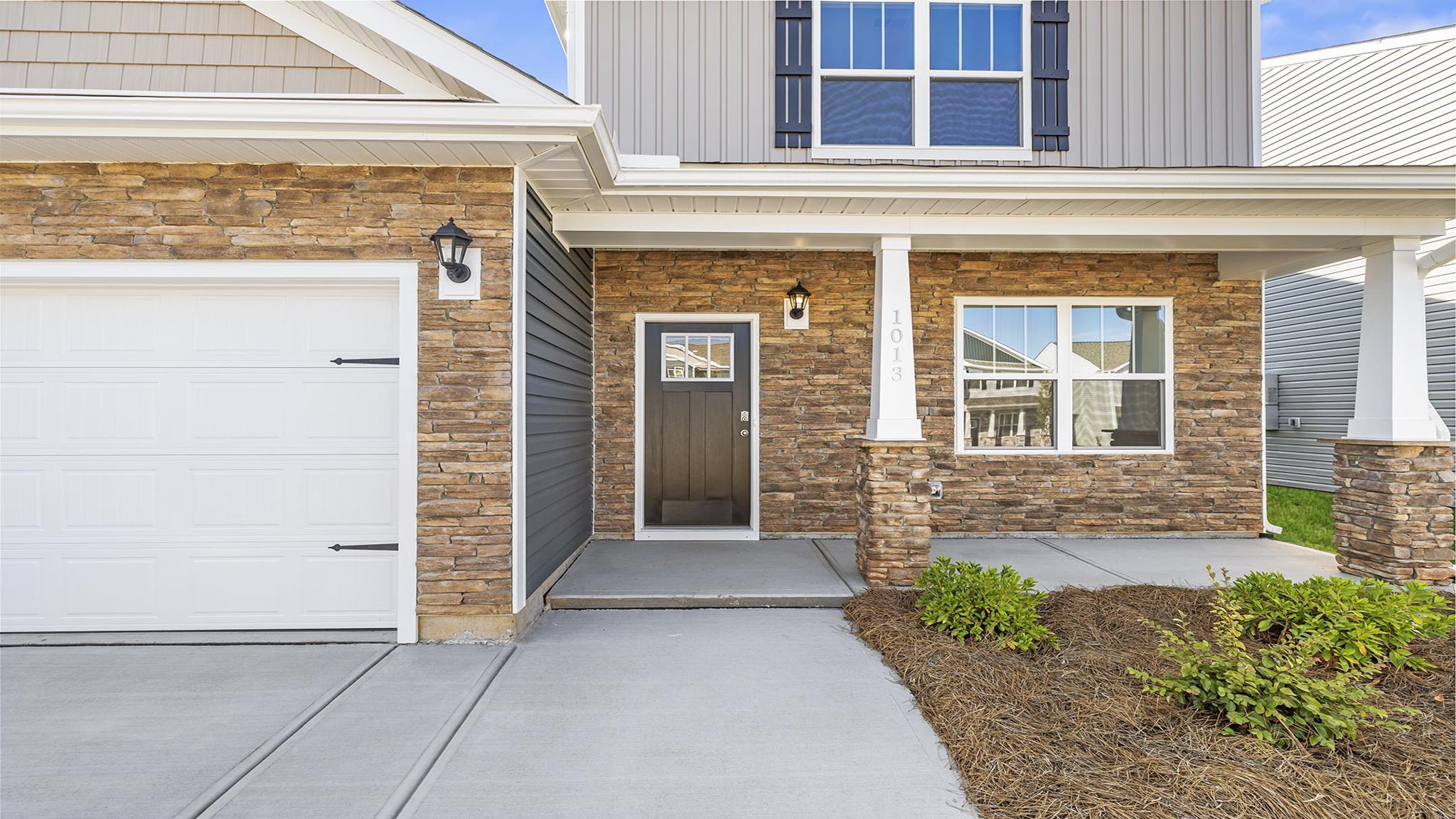 Front entrance of home.