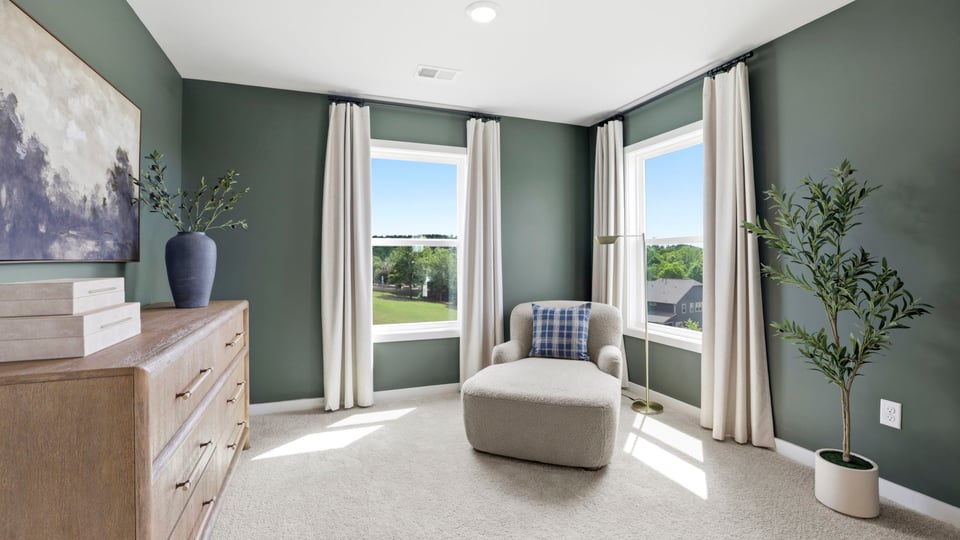 Sitting area in primary bedroom.